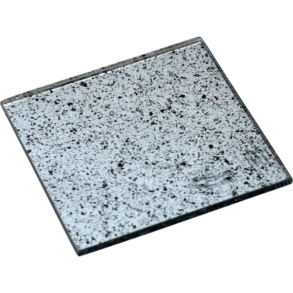 TRADEMARK LIVING bordskåner/coaster - grå/sort glas (10x10)