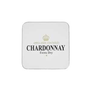 Chardonnay glas bordskåner - Hvid - 6 stk. fra Mars & More
