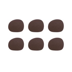 Buffalo glasbrik, brun - 6 stk.
