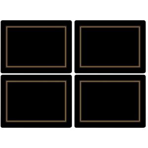 Classic Underlag Sort 4 stk