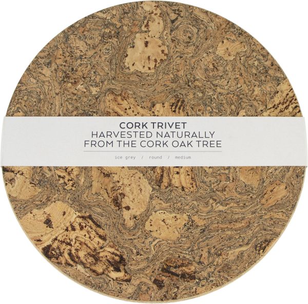 Natural Cork Rund Bordskåner Medium