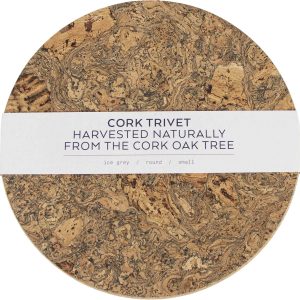 Natural Cork Rund Bordskåner Small