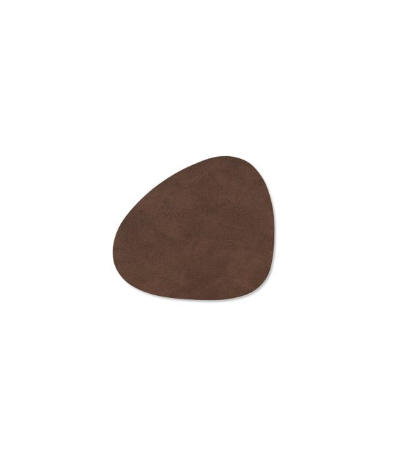 Nupo curve, glasbrik - dark brown