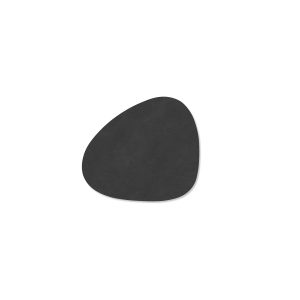 Nupo glasbrik curve, sort - 11 x 13 cm.