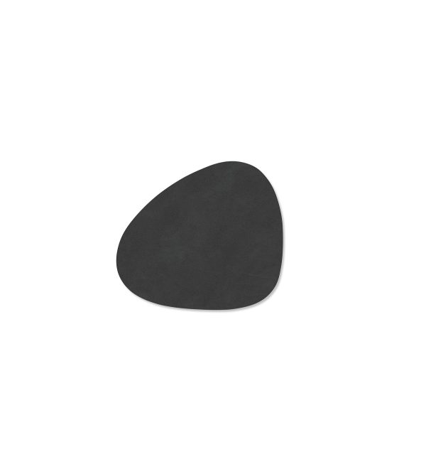 Nupo glasbrik curve, sort - 11 x 13 cm.