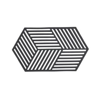 ZONE Denmark - Bordskåner Hexagon Black L24