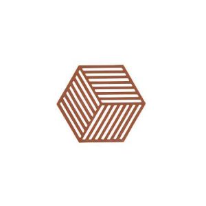 ZONE Denmark - Zone Hexagon Bordskåner 16 x 14 x 0,9 cm Terracotta