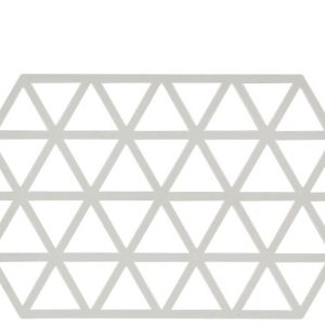 Zone Triangle bordskåner warm grey L24 cm
